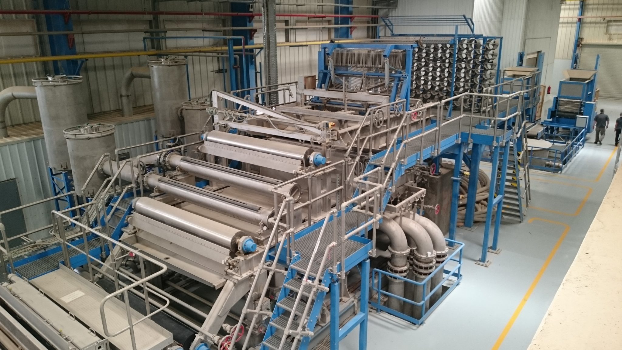 Technical data Non woven glassfiber tissue plant WH Lipex GmbH